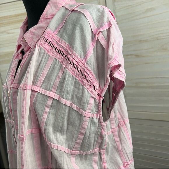 Anthropologie Pilcro Serena Surf Top Blouse XL - Picture 5 of 14